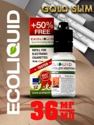 Жидкость для электронных сигарет EcoLiquid Миа Слим, 15 мл, никотин 36 мг/мл