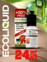 Жидкость для электронных сигарет EcoLiquid Абсент, 15 мл, никотин 24 мг/мл