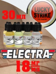 Жидкость для электронных сигарет Electra Lucky Strike, 30 мл, никотин 18 мг/мл