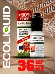 Жидкость для электронных сигарет EcoLiquid Тульский пряник, 15 мл, никотин 36 мг/мл