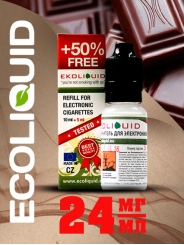 Жидкость для электронных сигарет EcoLiquid Шоколад, 15 мл, никотин 24 мг/мл