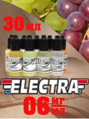 Жидкость для электронных сигарет Electra Виноград 30 мл, никотин 6 мг/мл