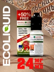 Жидкость для электронных сигарет EcoLiquid Тульский пряник, 15 мл, никотин 24 мг/мл