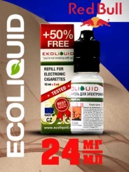 Жидкость для электронных сигарет EcoLiquid РедБулл, 15 мл, никотин 24 мг/мл