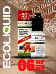 Жидкость для электронных сигарет EcoLiquid Тульский пряник, 15 мл, никотин 06 мг/мл