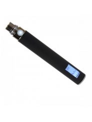 Аккумулятор для электронной сигареты с LCD дисплеем повышенной ёмкости 1100 мАч чёрного цвета