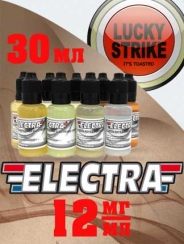 Жидкость для электронных сигарет Electra Lucky Strike, 30 мл, никотин 12 мг/мл