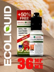 Жидкость для электронных сигарет EcoLiquid Мятная дыня, 15 мл, никотин 36 мг/мл