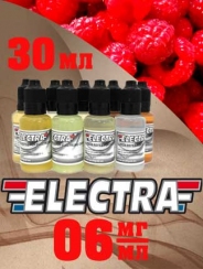 Жидкость для электронных сигарет Electra Малина 30 мл, никотин 6 мг/мл